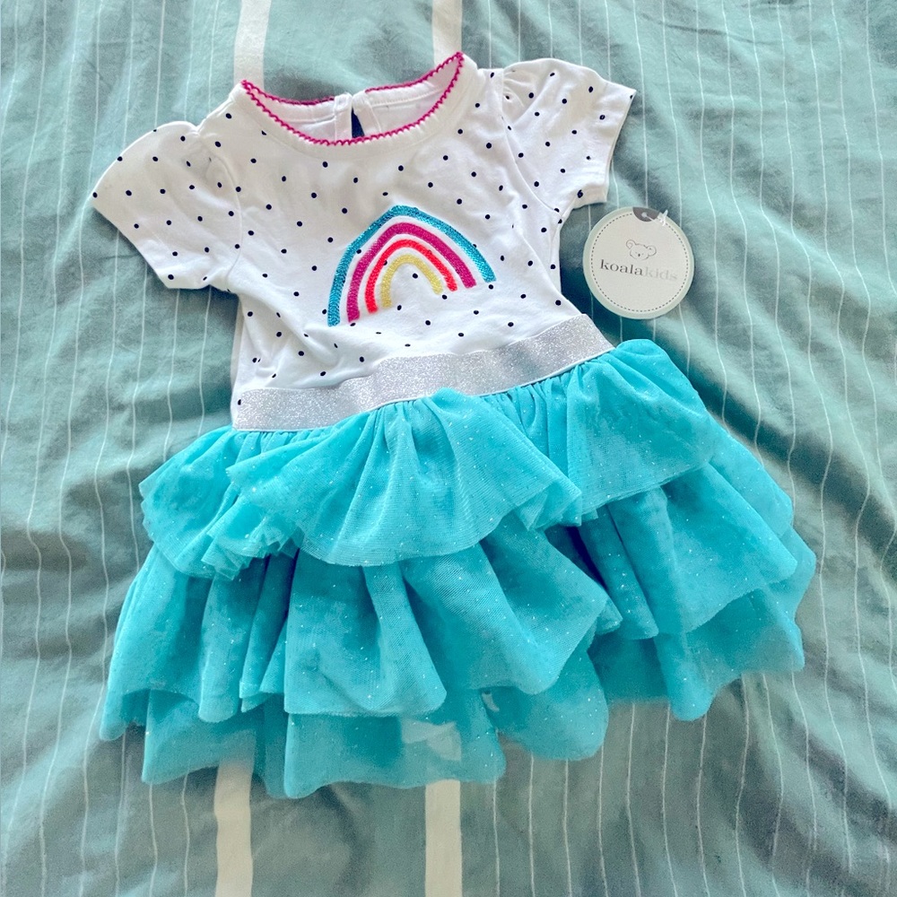 NWT Rainbow Tutu Dress